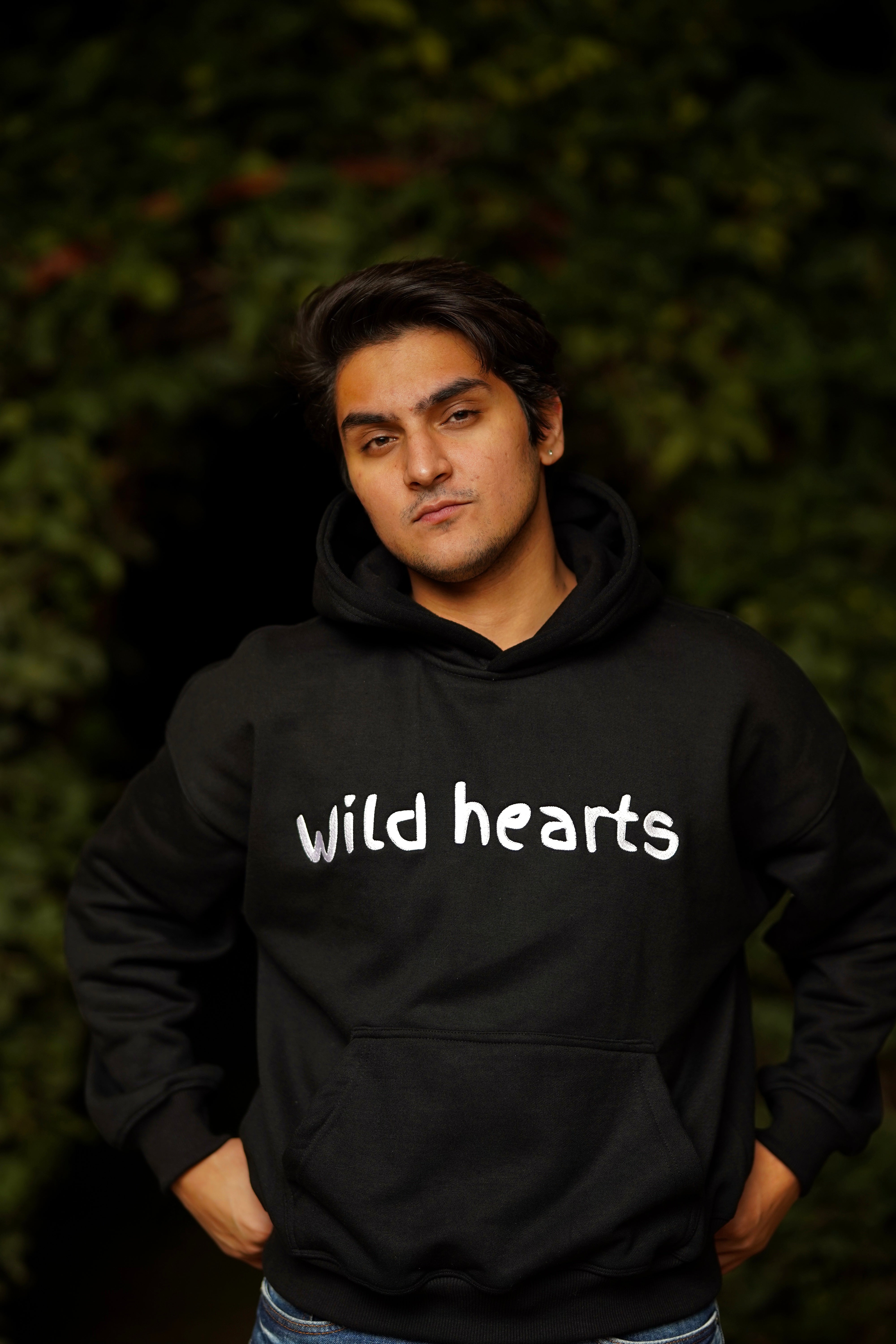 Fleece Black Hoodie - 500 gsm loaded Oversized