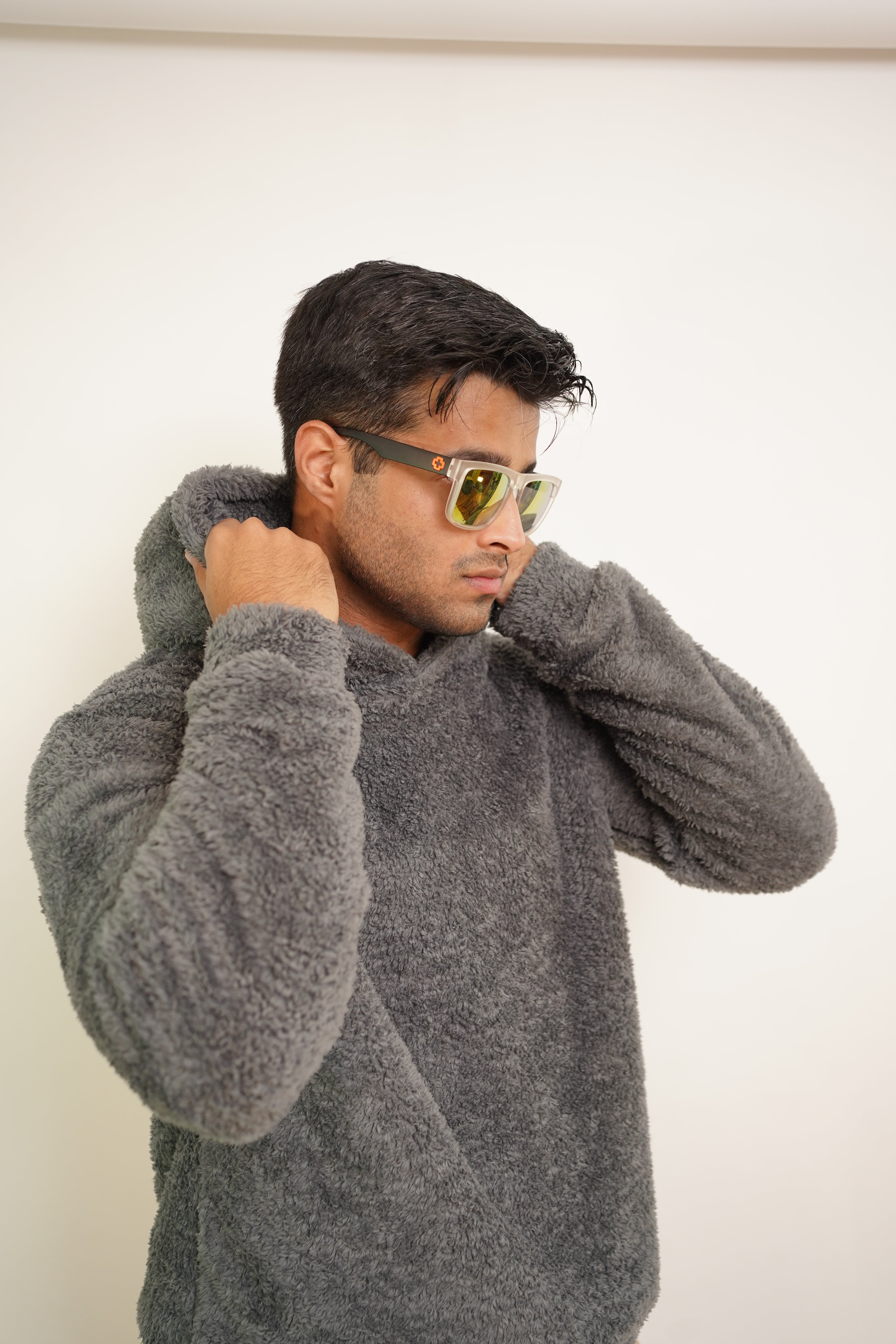 Sherpa Hoodie - Bronco Vogue