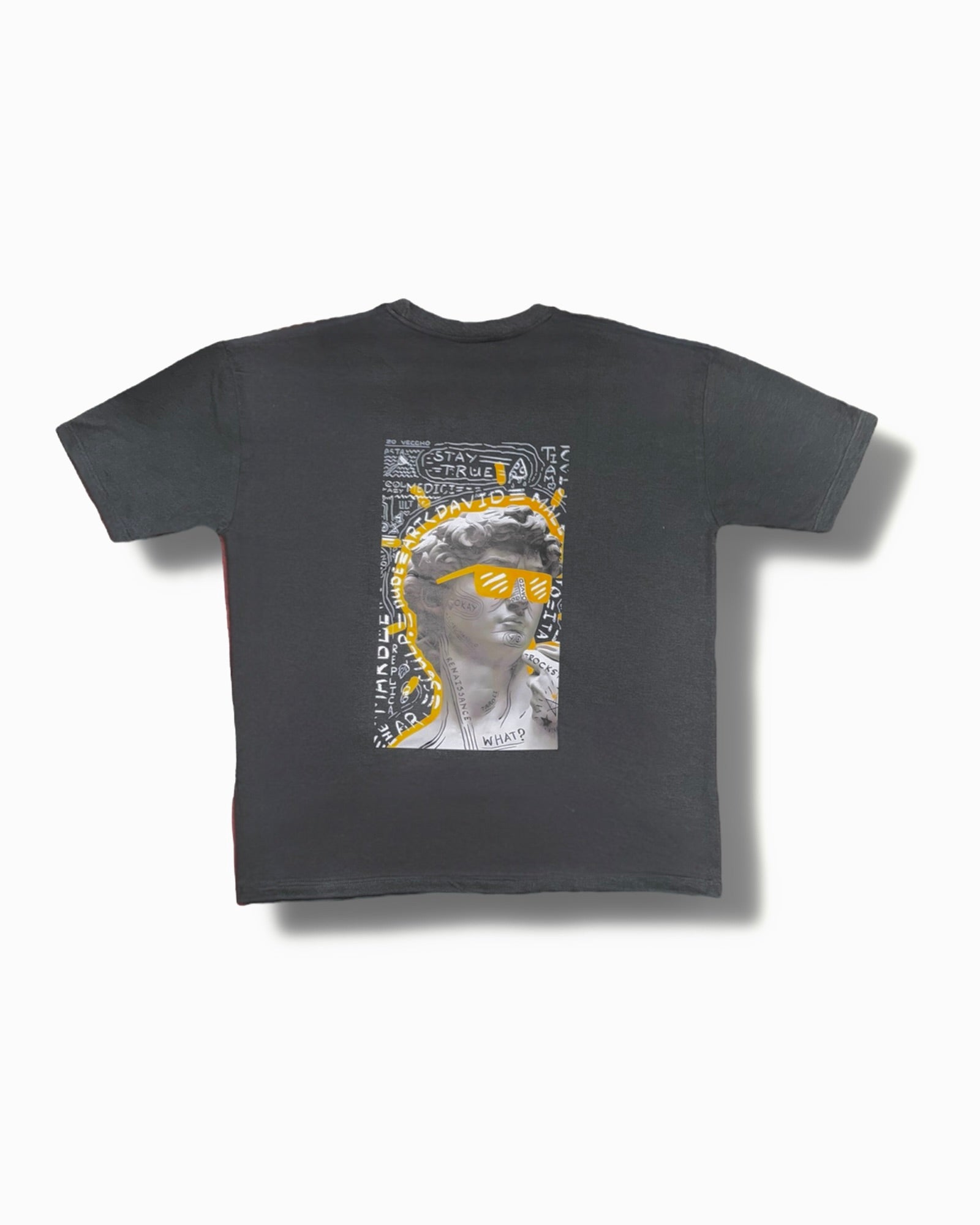 Oversized David with Glasses - Air Jet Cotton T-shirt