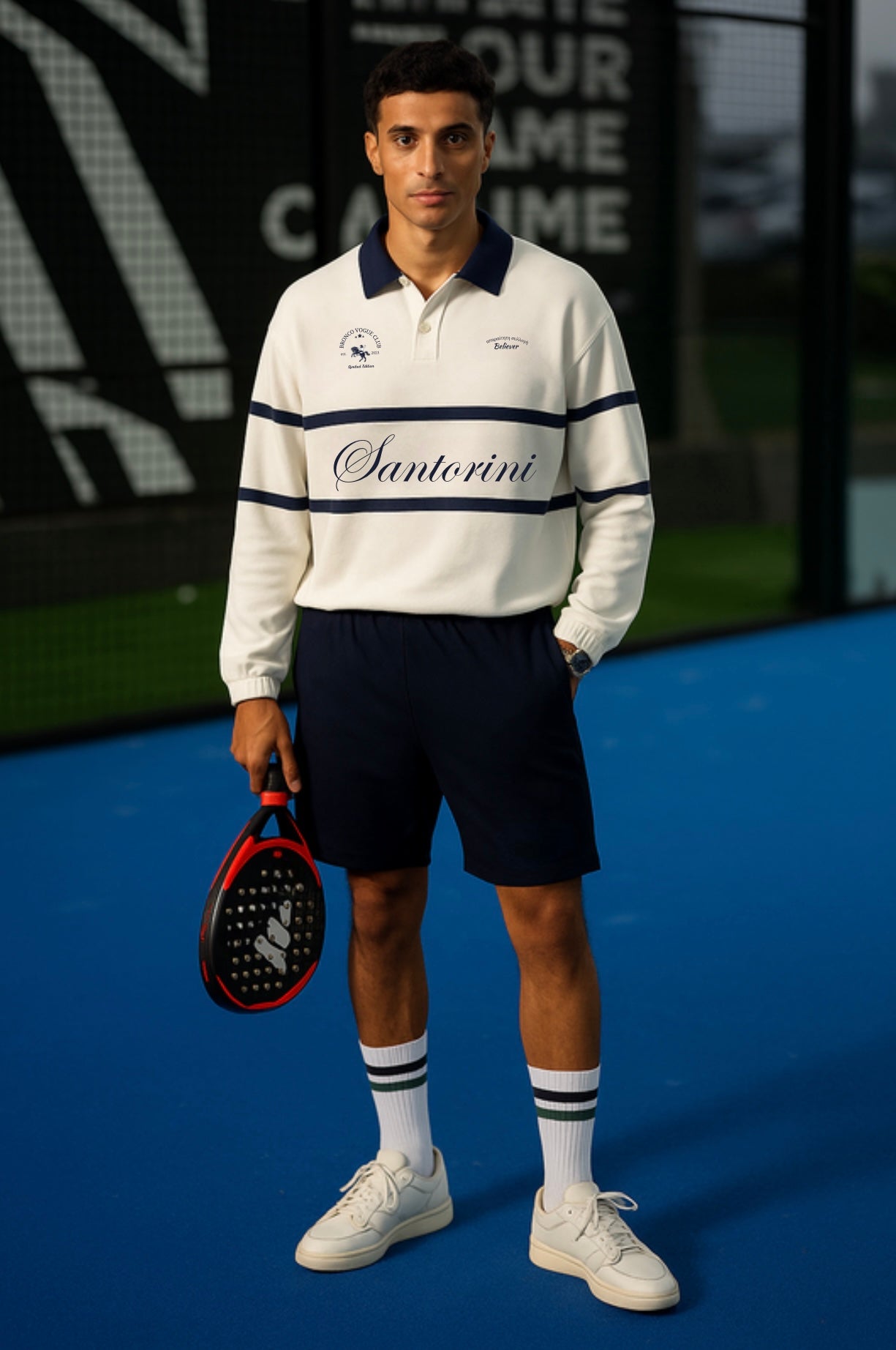Santorini Polo White - Limited Edition