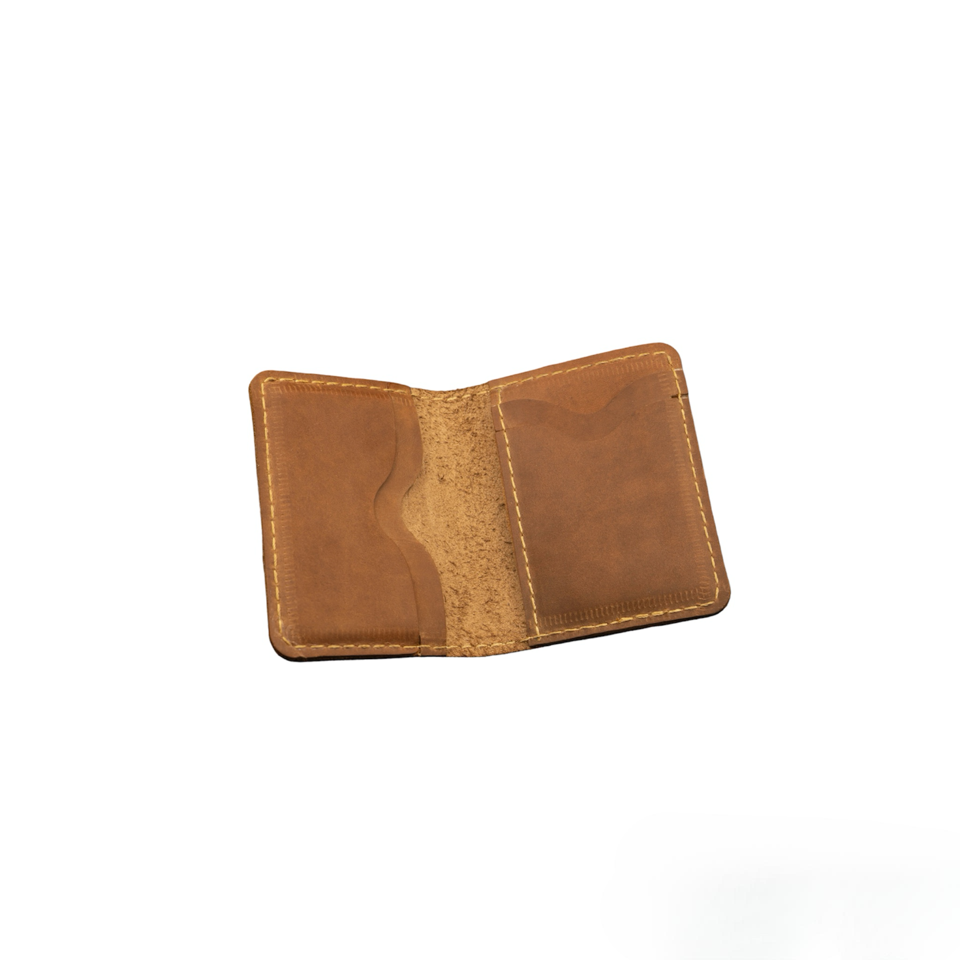 BV - Sand Brown Card Holder Wallet | Original Leather - Bronco Vogue