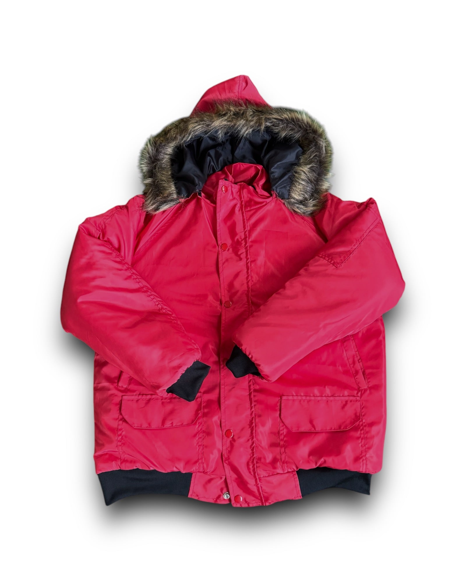 Minus - Fur hoodie puffer jacket
