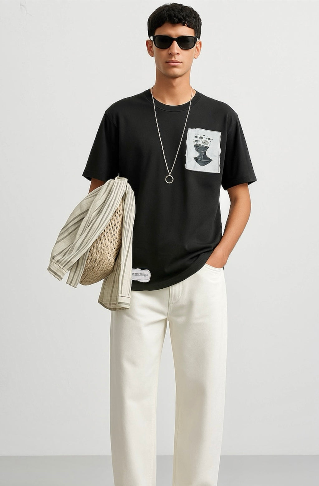 Oversized Cosmos - Air Jet Cotton T-shirt