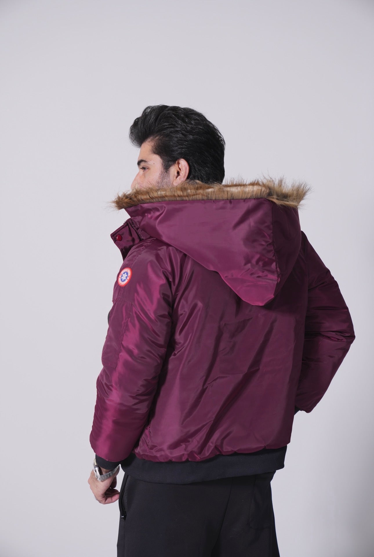 BV Minus Program - Maroon Puffer Jacket