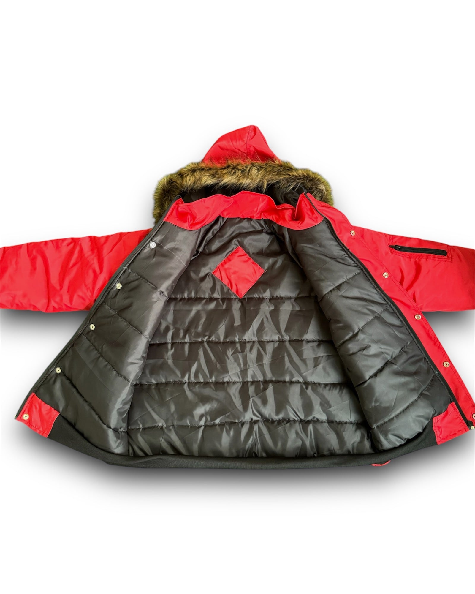 Minus - Fur hoodie puffer jacket