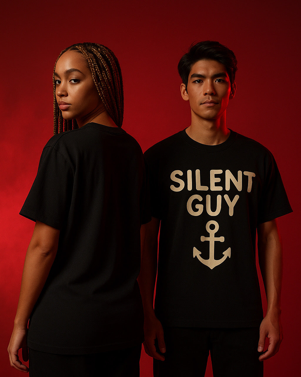 Silent Guy - Oversized Air Jet Cotton T-shirt
