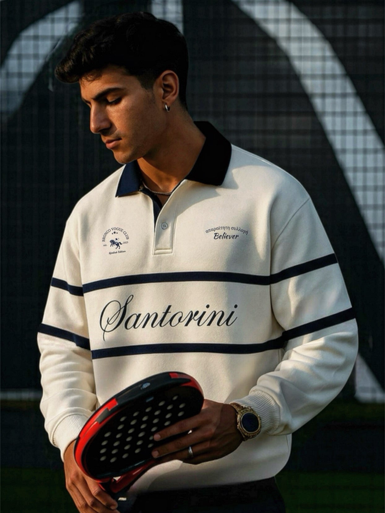 Santorini Polo White - Limited Edition