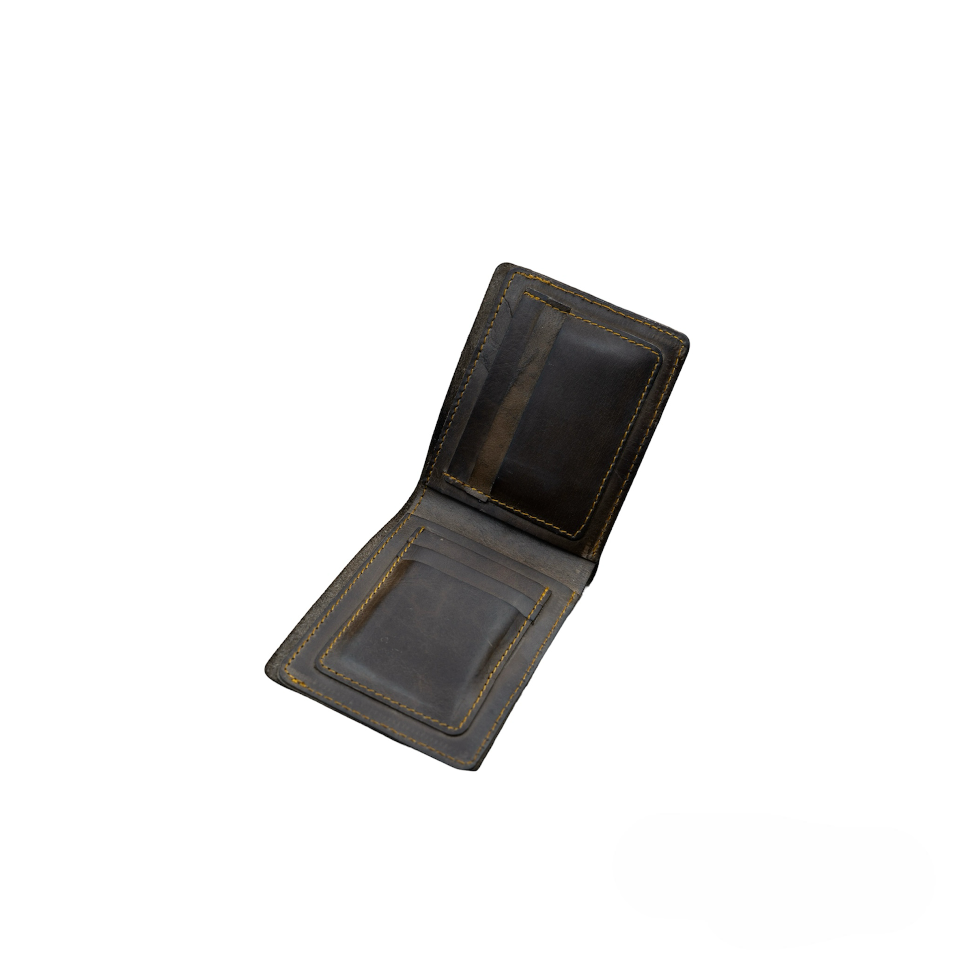 BV- Raw Leather Wallet - Bronco Vogue