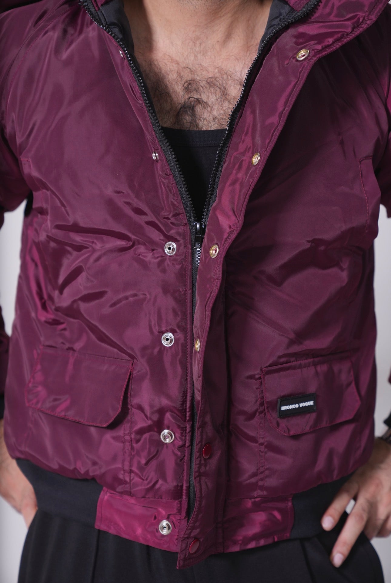 BV Minus Program - Maroon Puffer Jacket