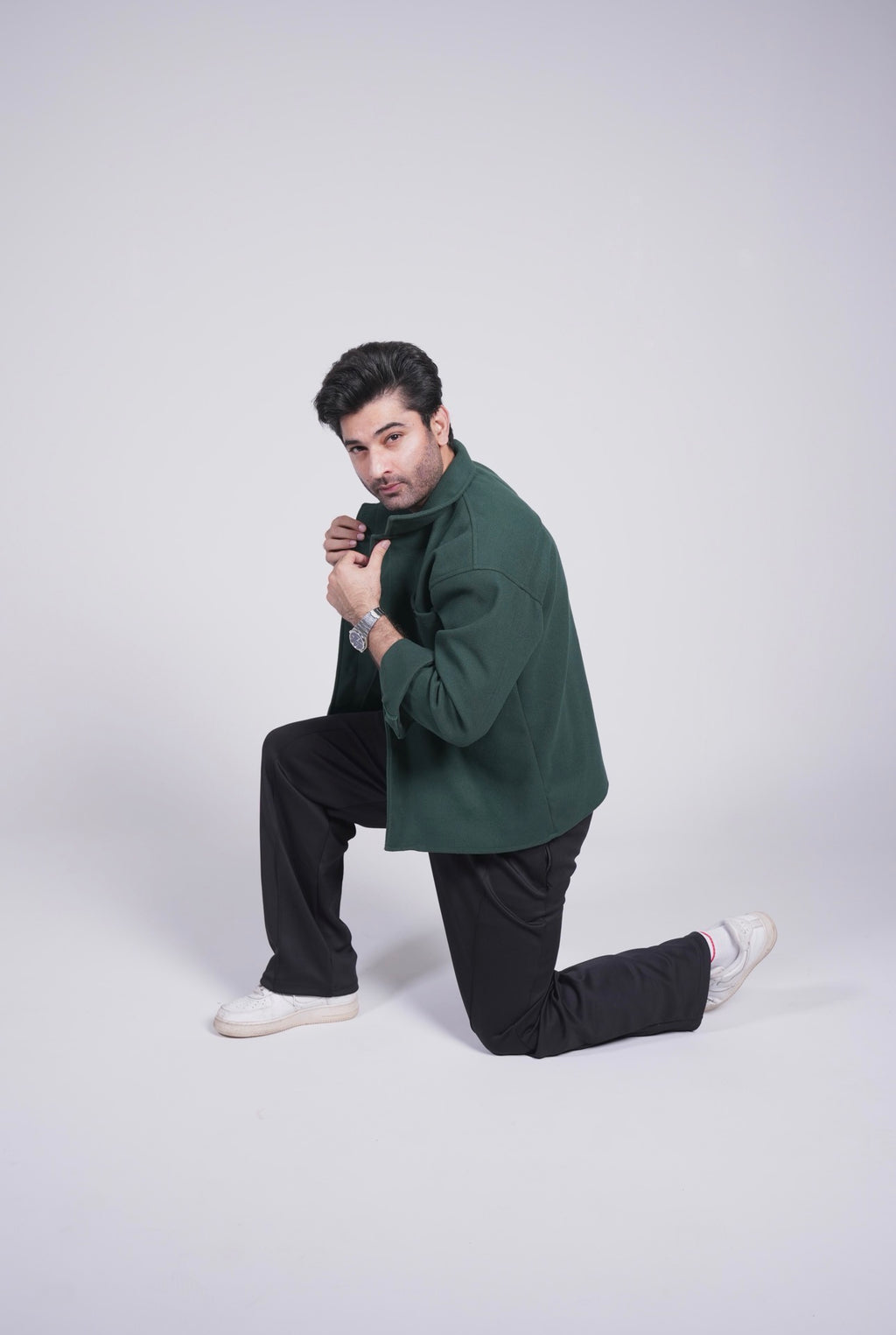Midnight Green - Classic Shacket