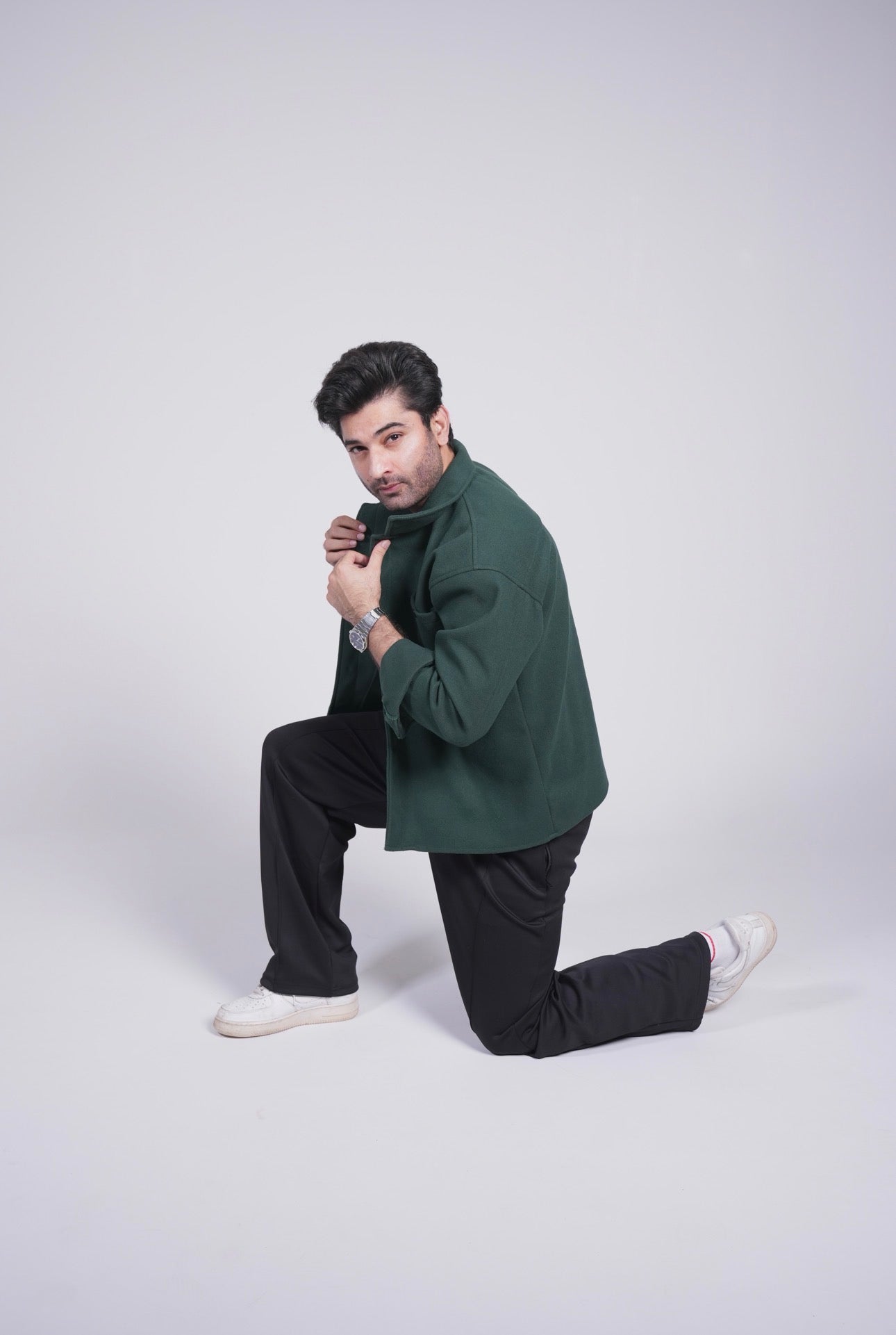 Midnight Green - Classic Shacket