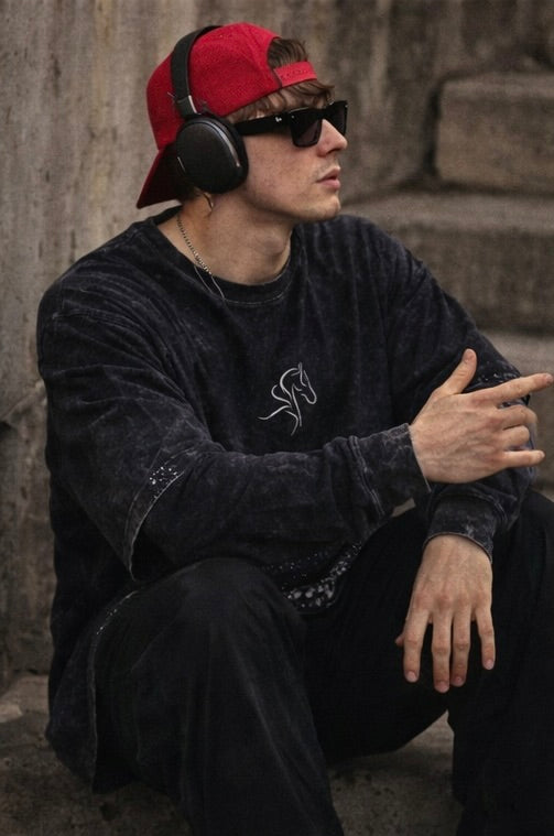 Bronco- Acid Wash Cotton Shirt