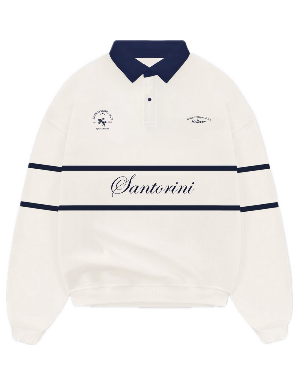 Santorini Polo White W- Limited Edition