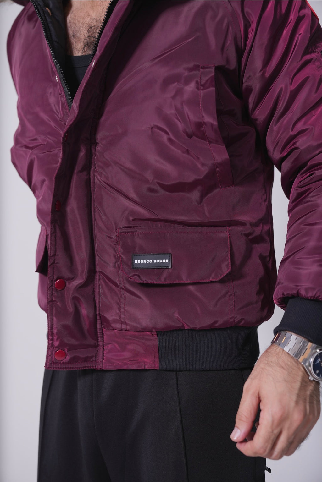 BV Minus Program - Maroon Puffer Jacket