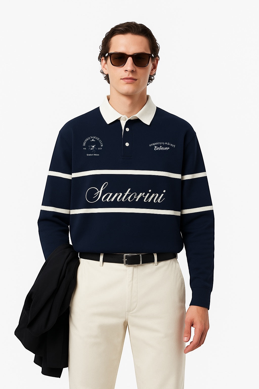 Santorini Polo Blue - Limited Edition