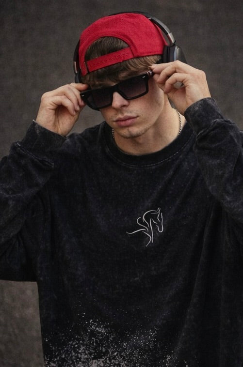 Bronco- Acid Wash Cotton Shirt