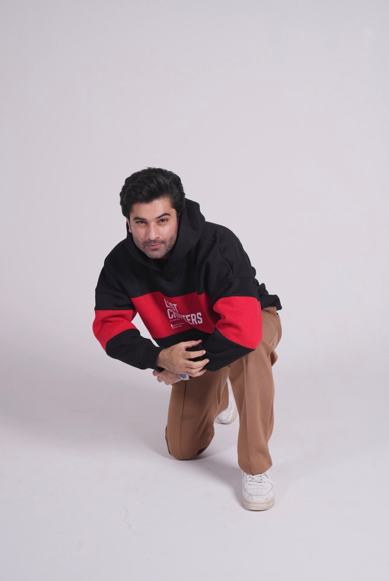 Lost Chapters Hoodie- Black Red panel