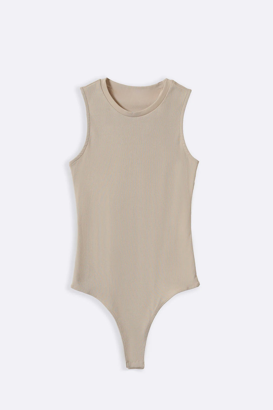Sleeve less body suit - Beige
