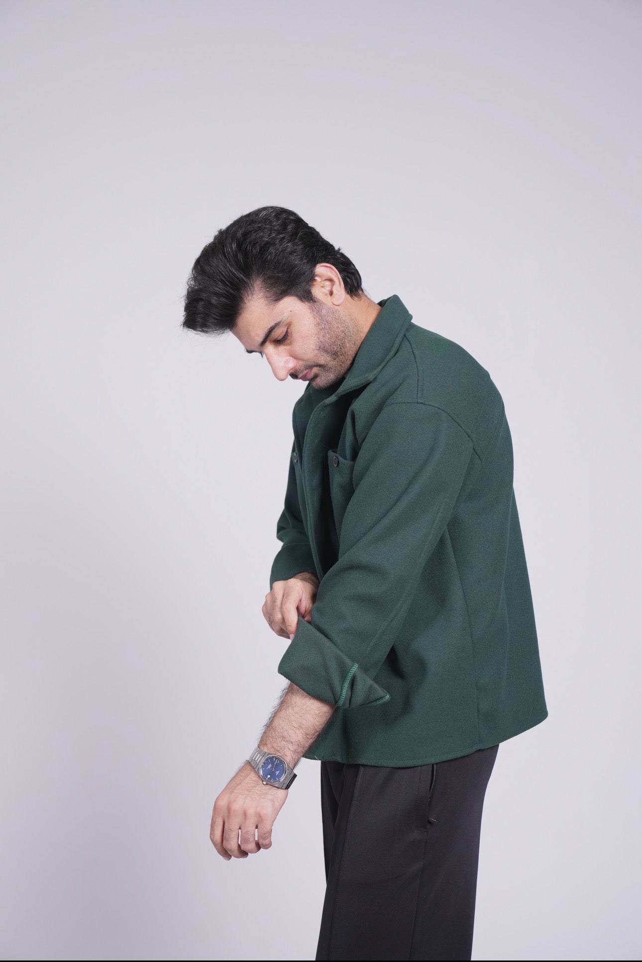 Midnight Green - Classic Shacket