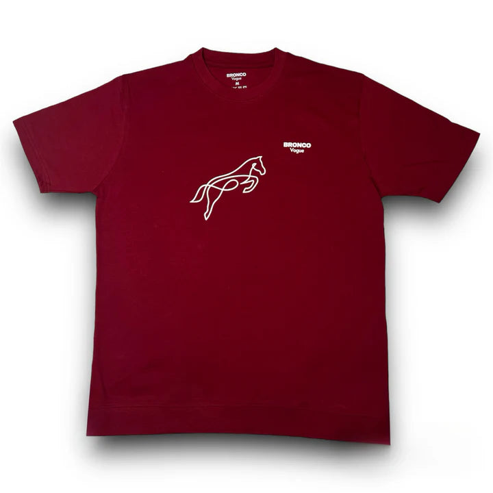 BV - Super Soft Cotton Tee Dark Red