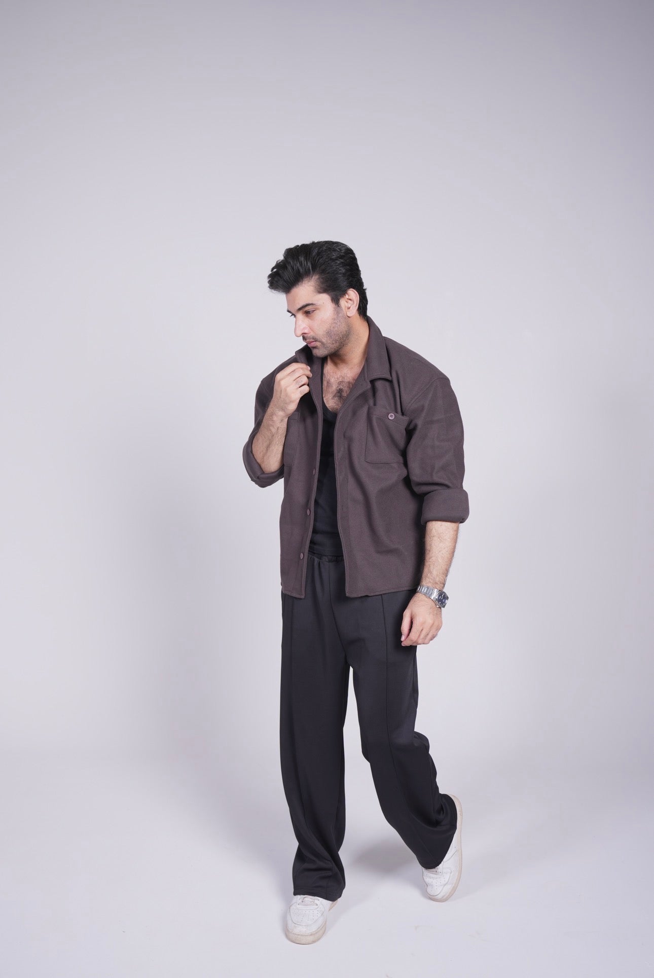 Dark Grey - Classic Shacket