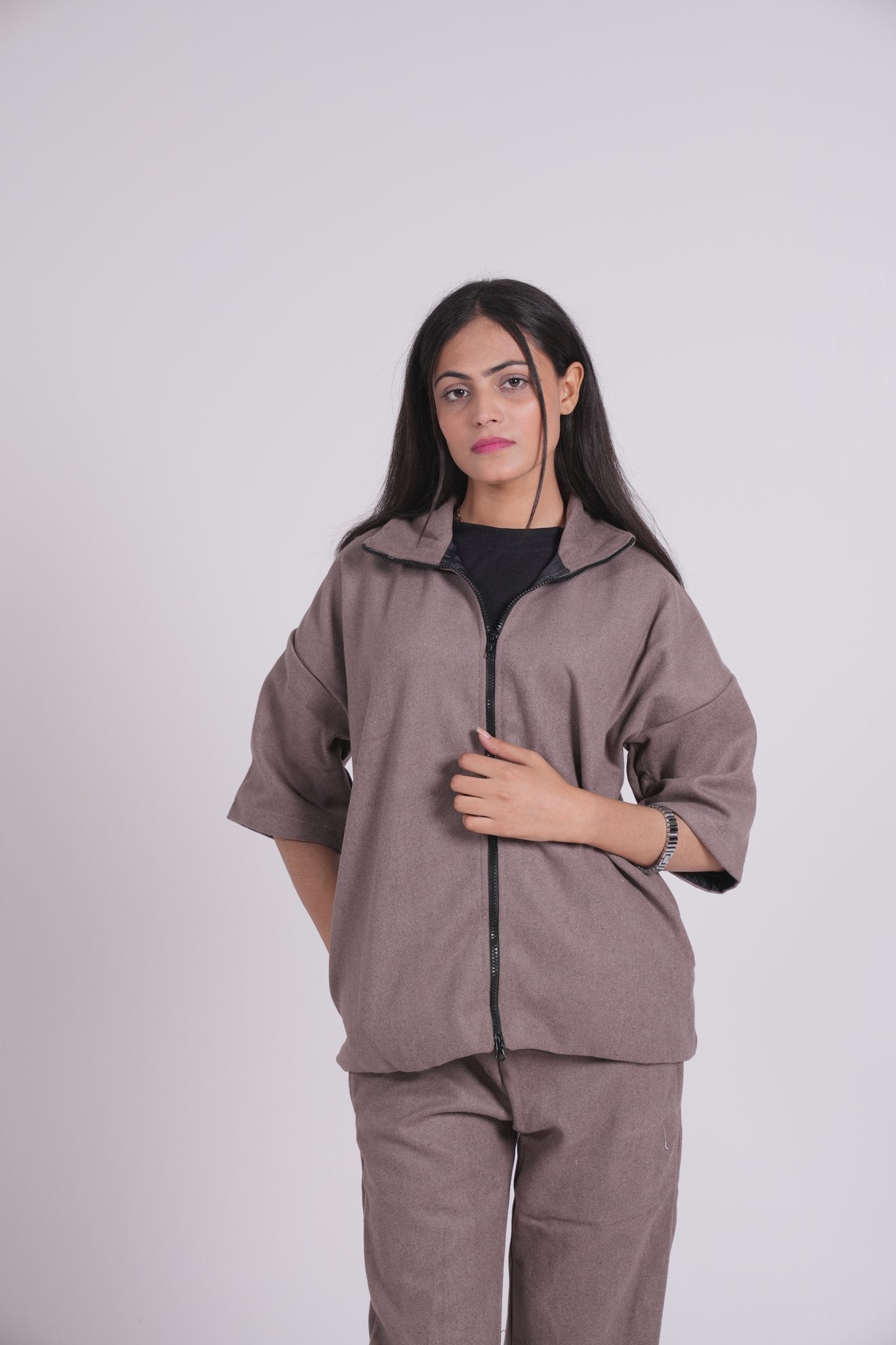 Brown Woolen Co-ord set