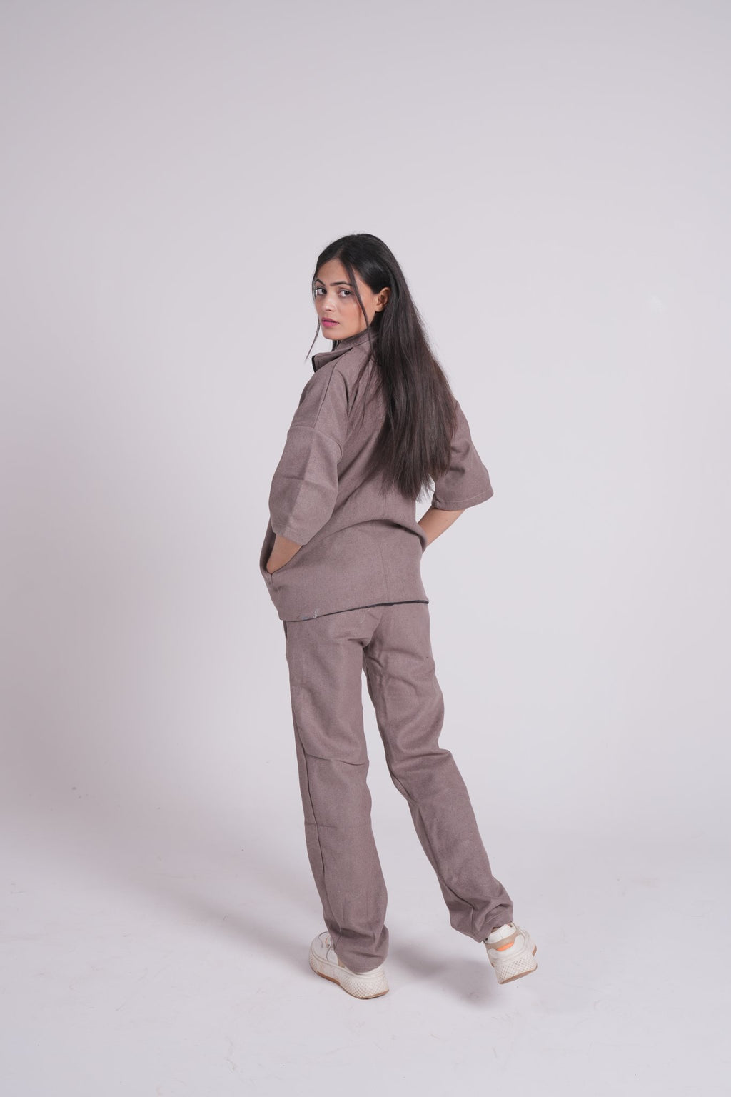 Brown Woolen Co-ord set