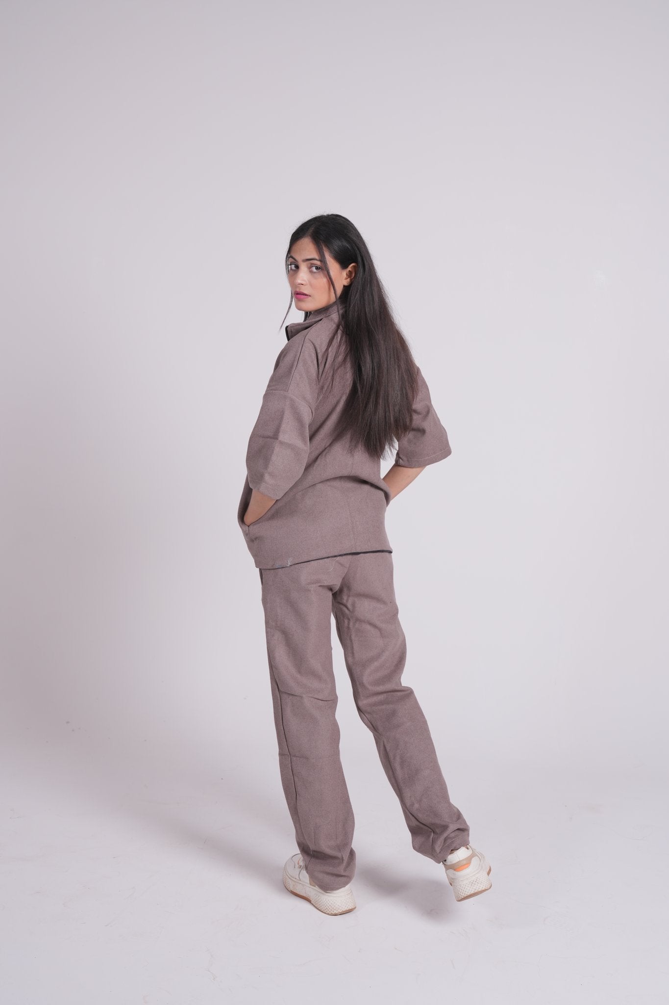 Brown Woolen Co-ord set