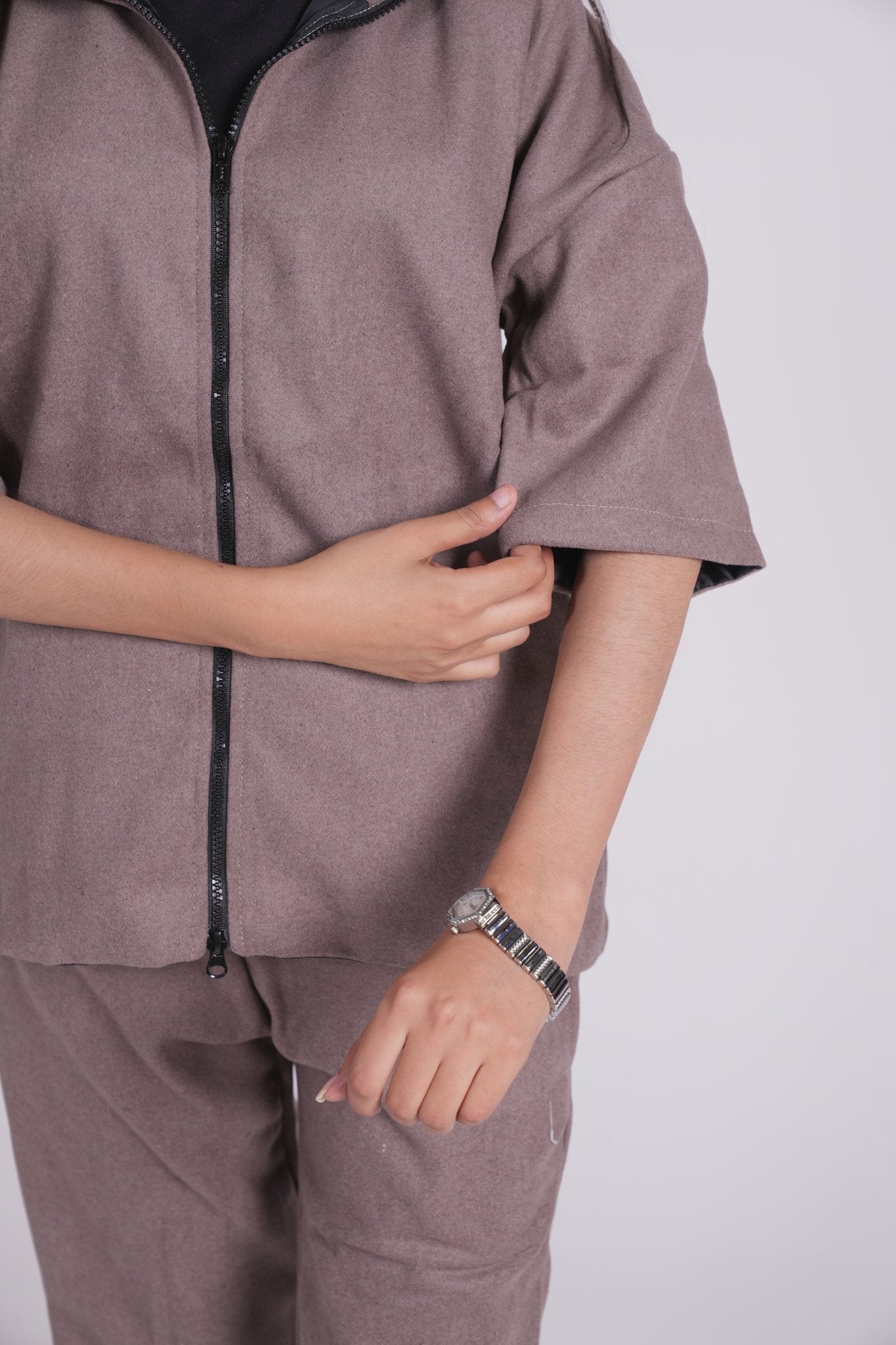 Brown Woolen Co-ord set