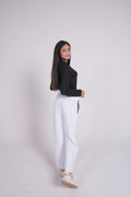 Scuba Straight Leg trousers - White