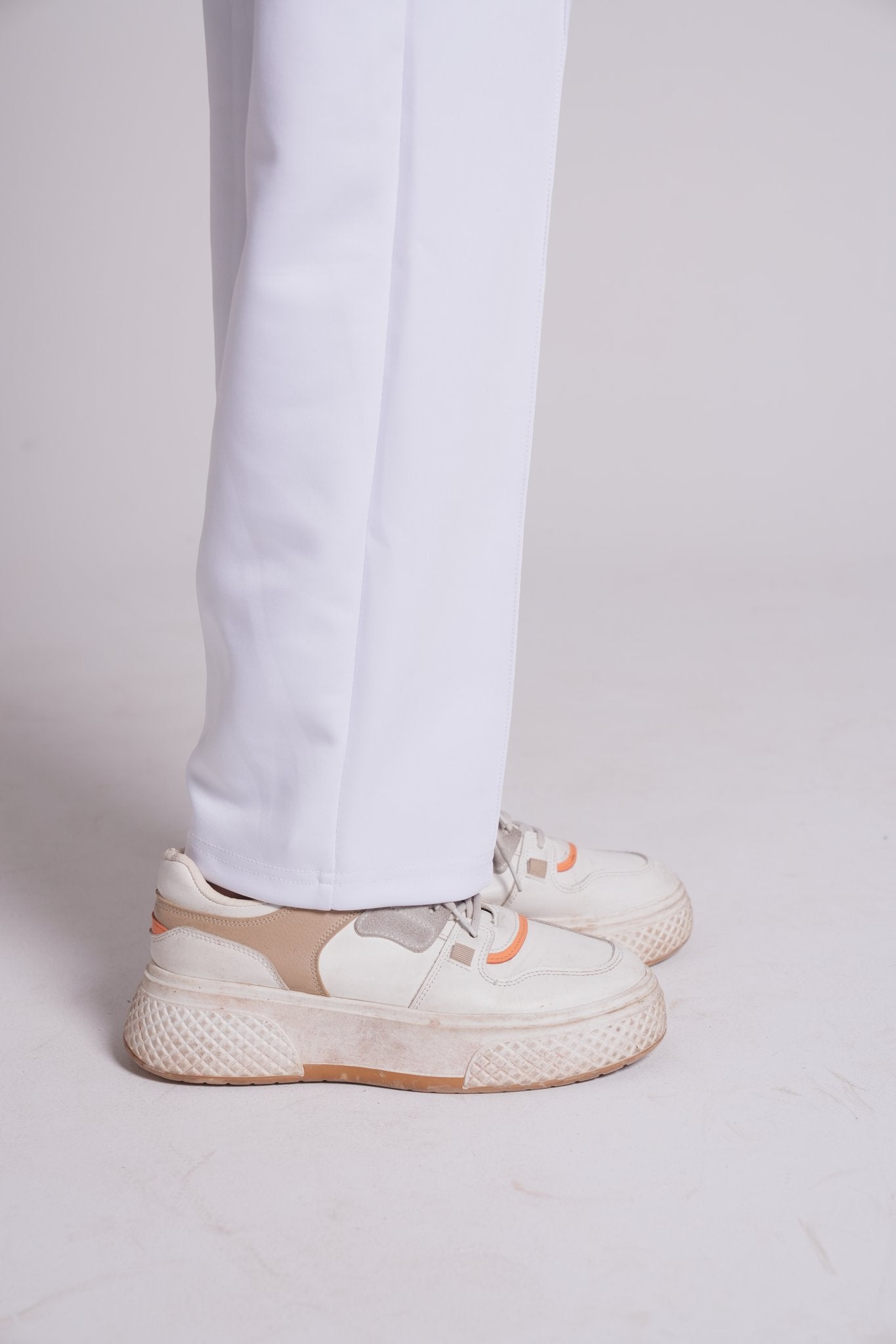 Scuba Straight Leg trousers - White