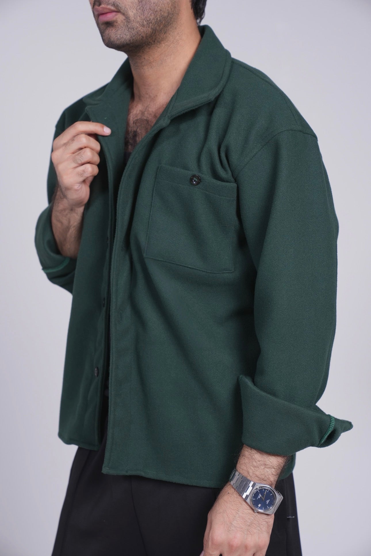 Midnight Green - Classic Shacket