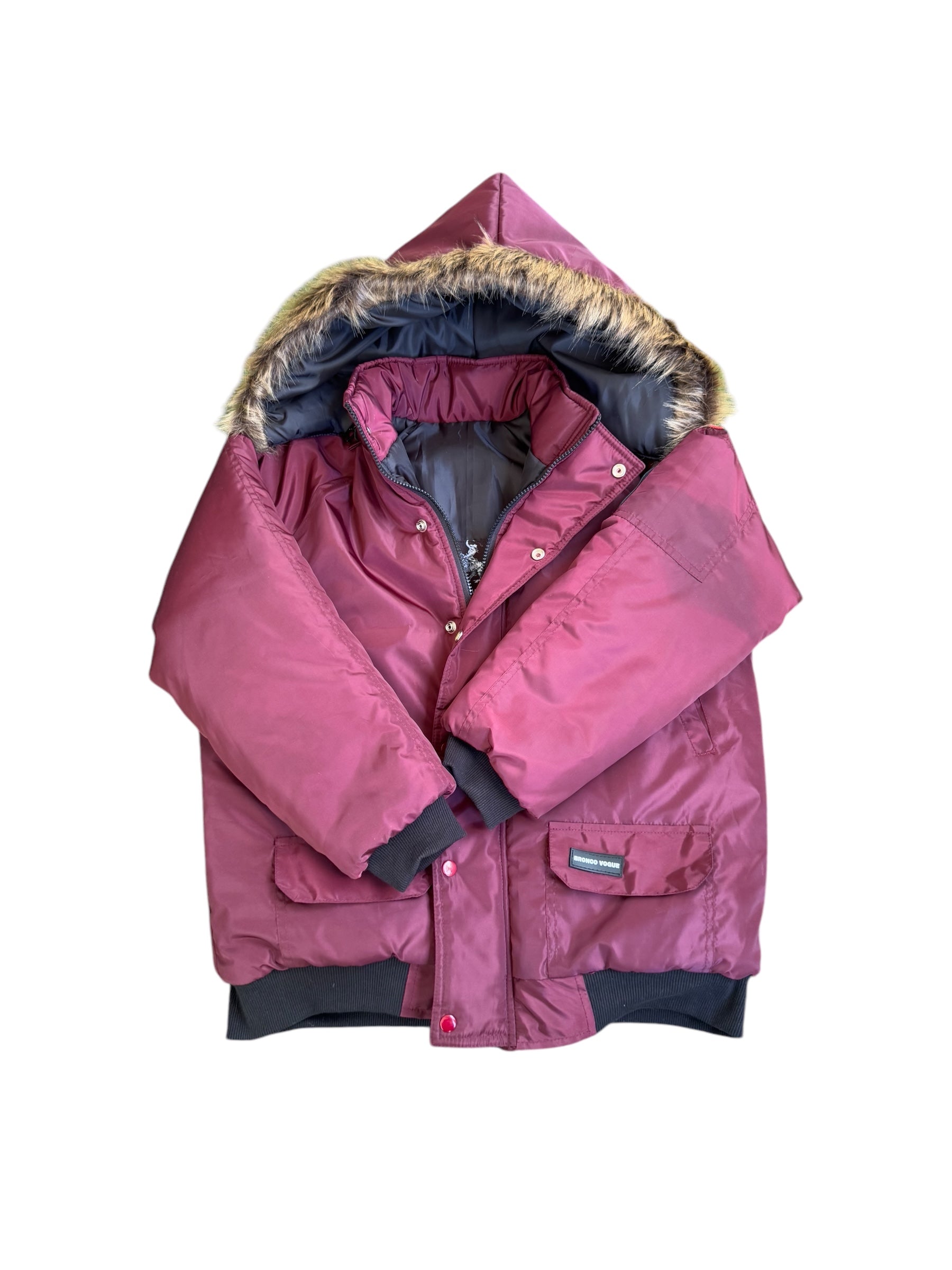 BV Minus Program - Maroon Puffer Jacket