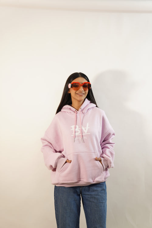 Bronco Light pink Hoodie 450 gsm