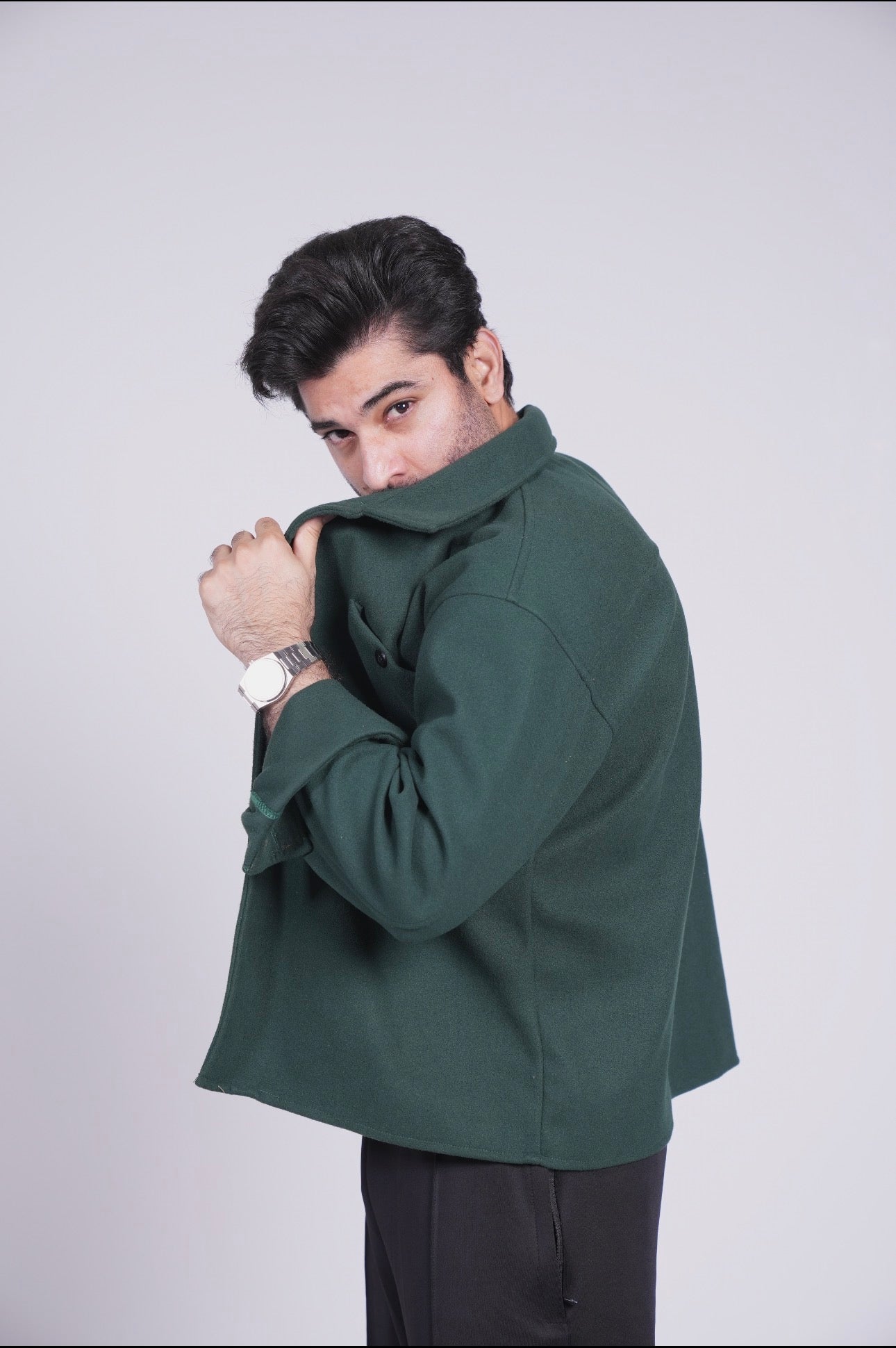 Midnight Green - Classic Shacket