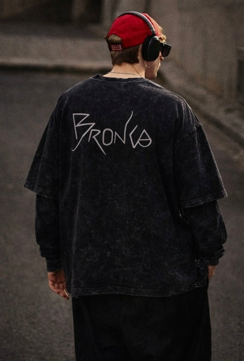Bronco- Acid Wash Cotton Shirt