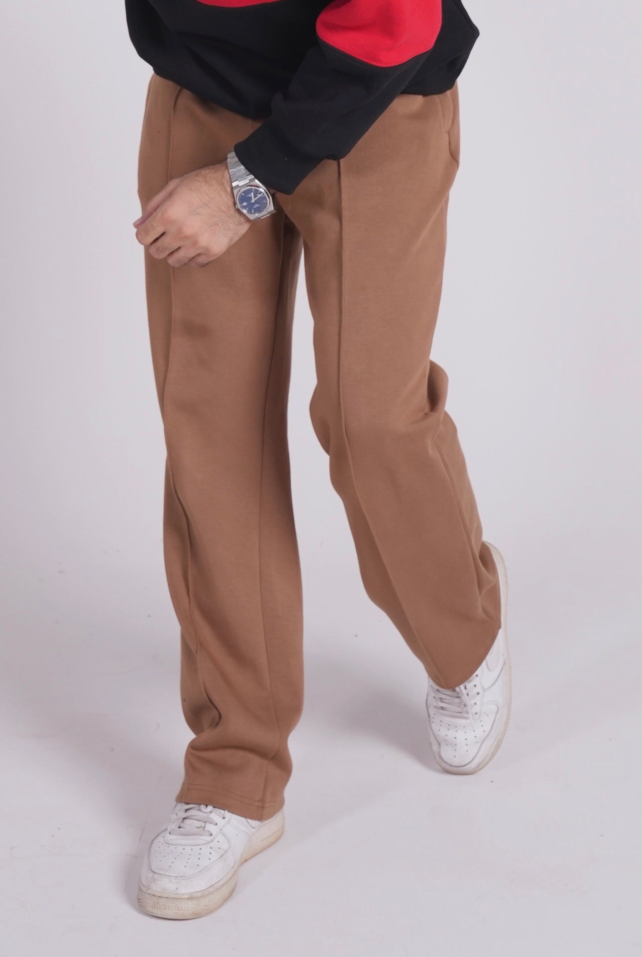 Scuba Straight Leg Trousers - Light camel