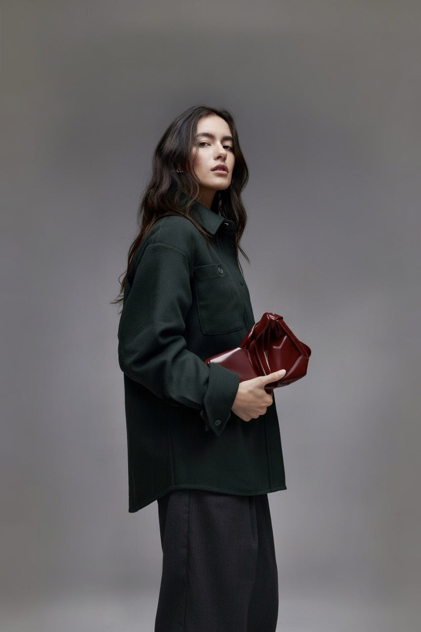 Midnight Green - Classic Shacket Women