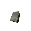 BV - Black Triple Fold Leather Wallet - Bronco Vogue