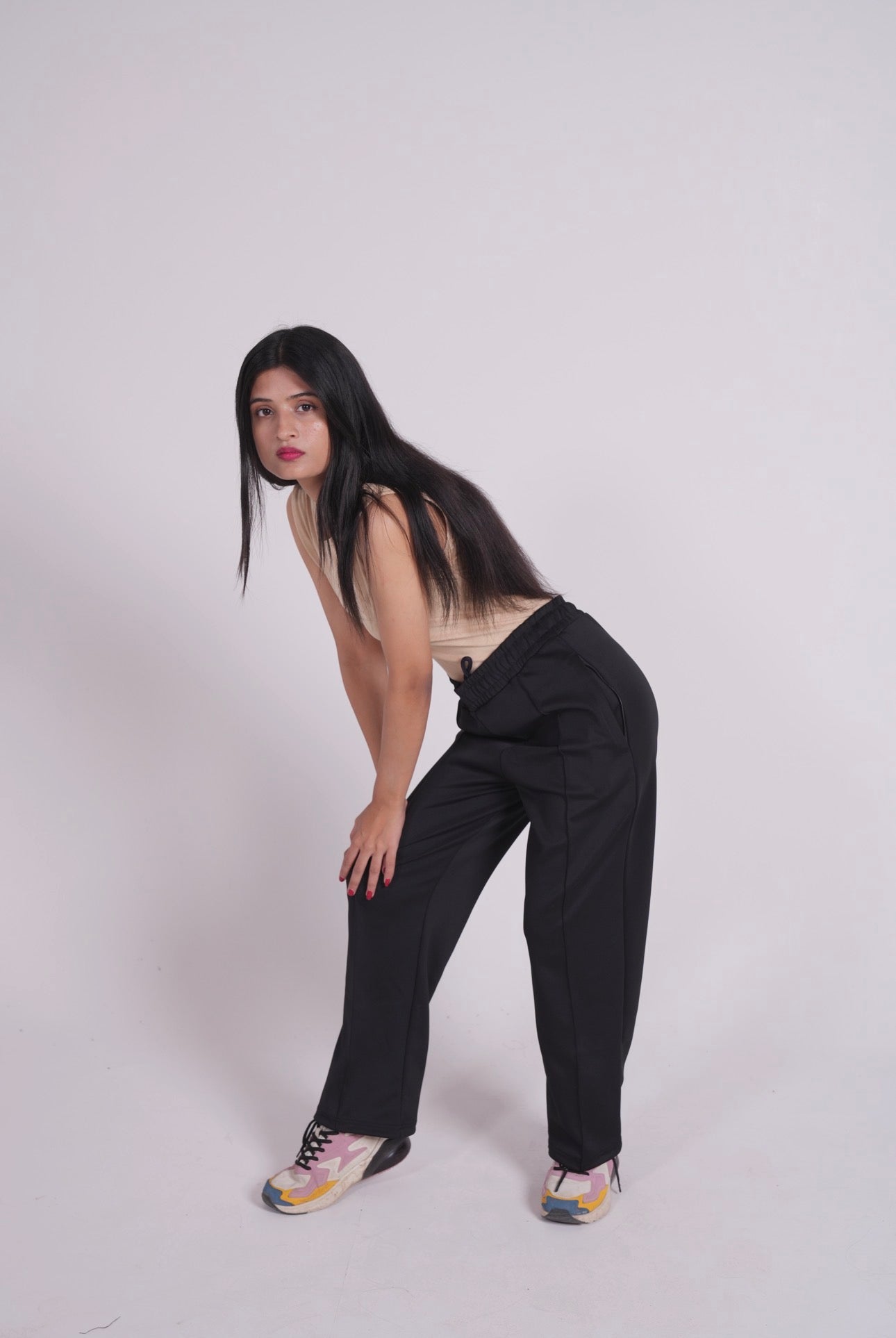 Scuba Straight Leg trousers - Black