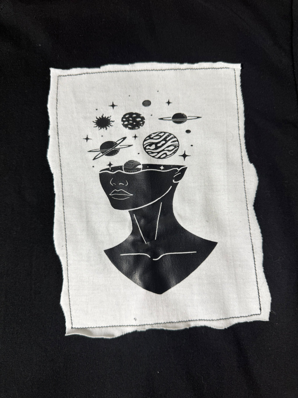 Oversized Cosmos - Air Jet Cotton T-shirt