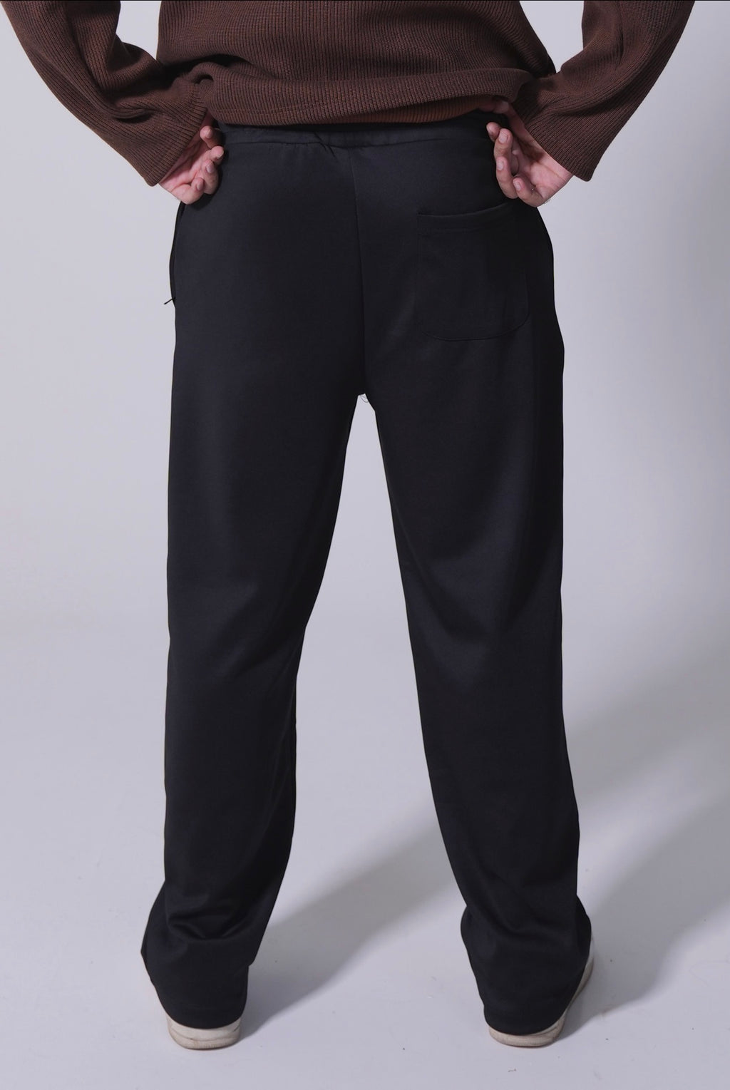 Scuba Straight Leg Trousers - Black