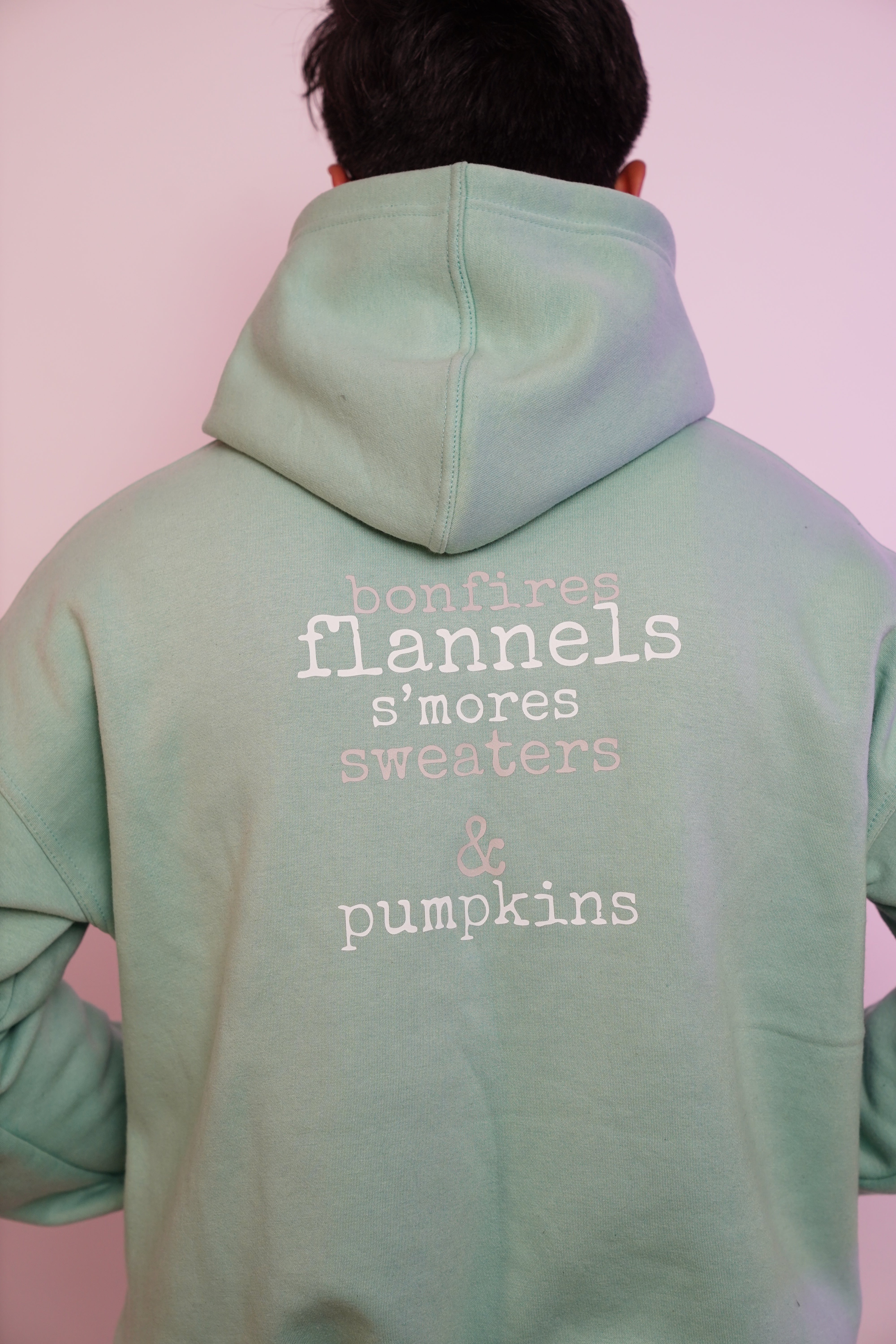 Fleece Mint Green Hoodie - 450 gsm