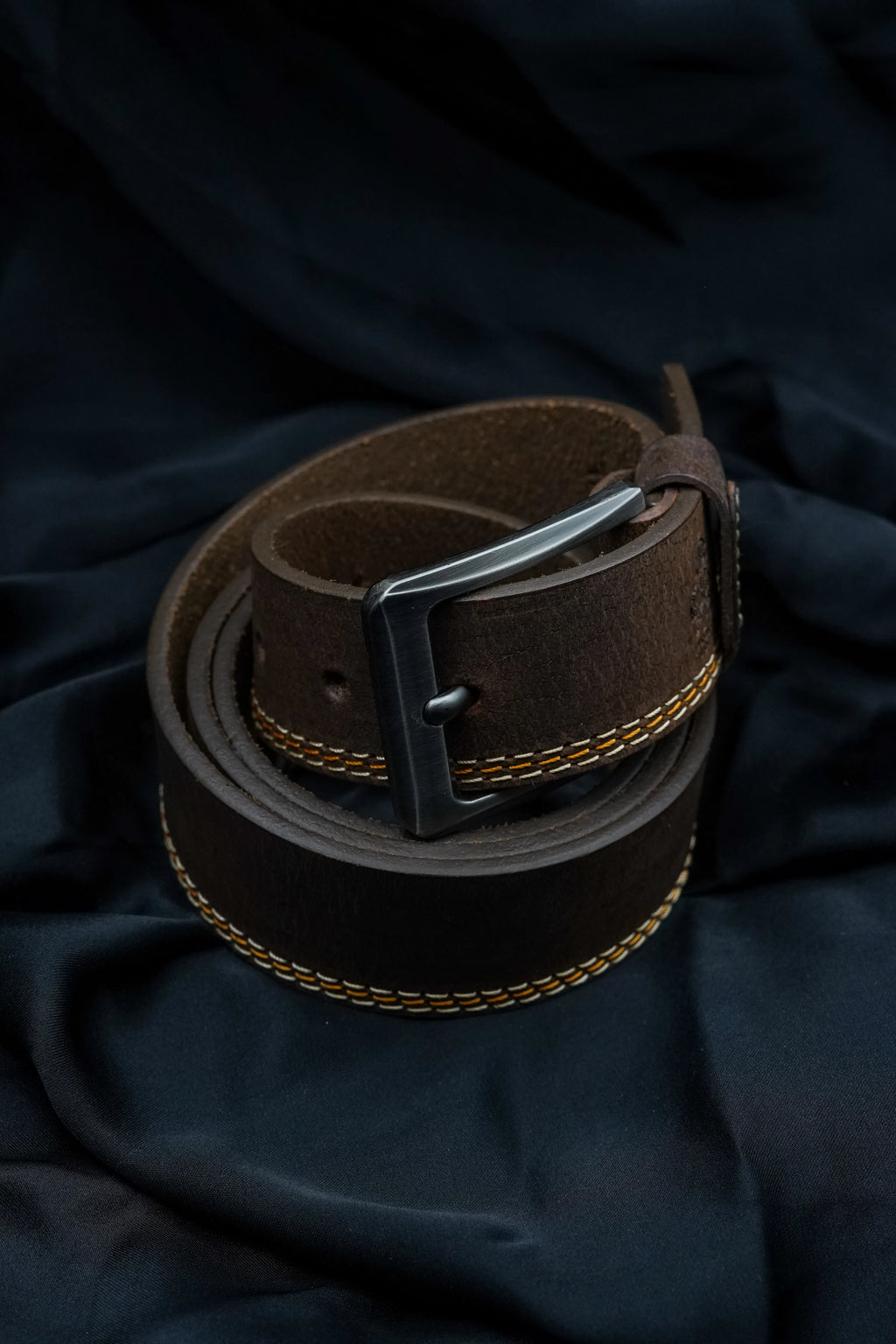 BV - Single Sided Stitched Belt - Bronco Vogue