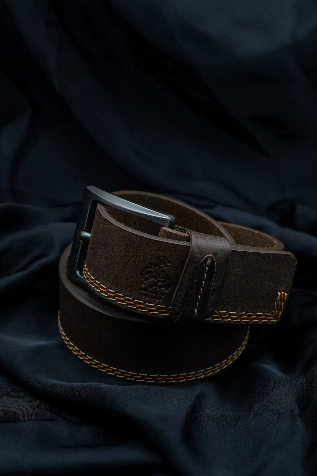 BV - Single Sided Stitched Belt - Bronco Vogue