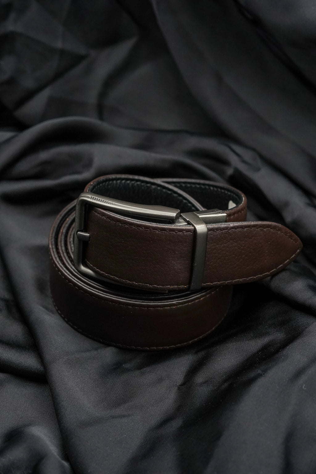 BV - Convertible Black Brown Belt - Bronco Vogue