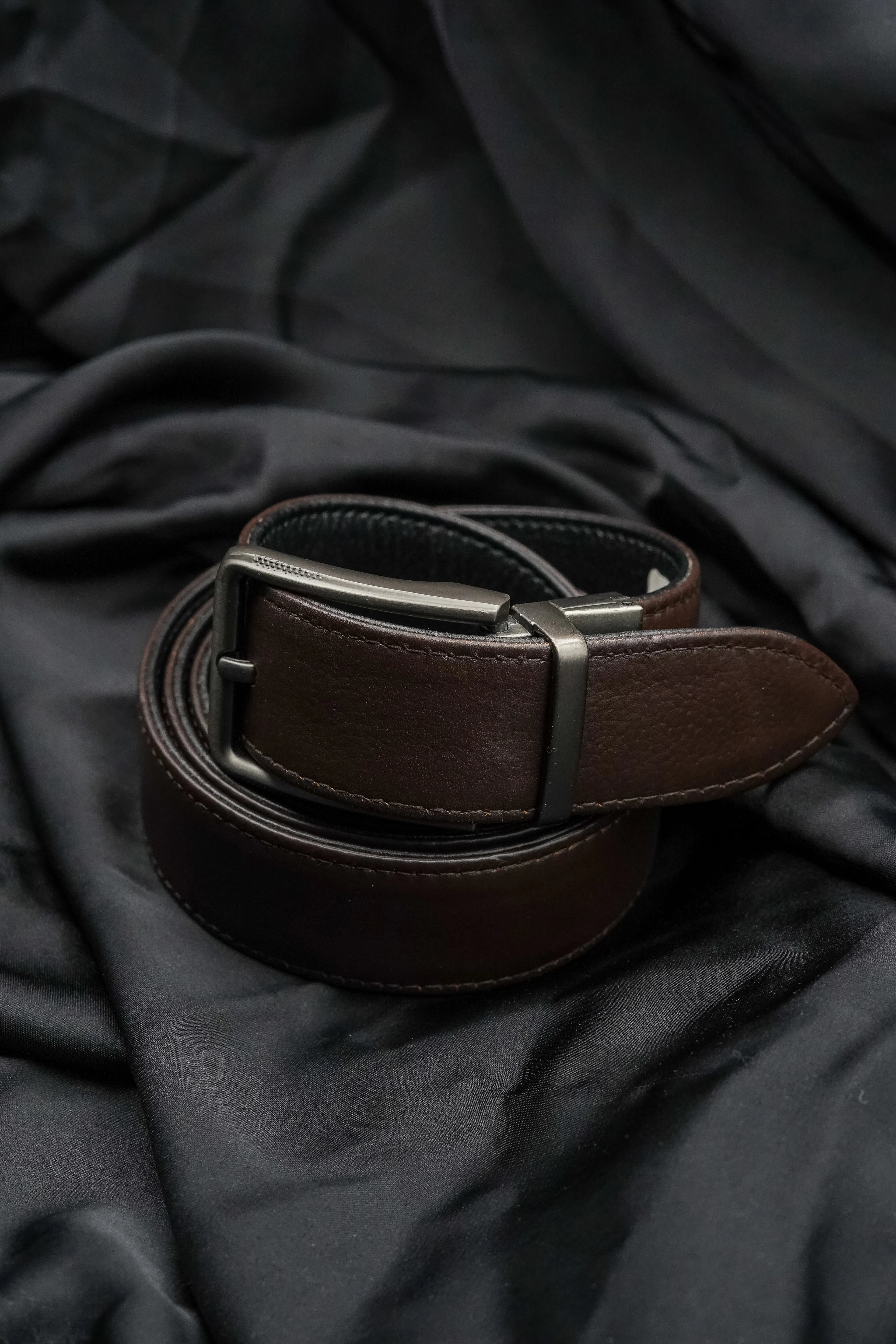 BV - Convertible Black Brown Belt - Bronco Vogue