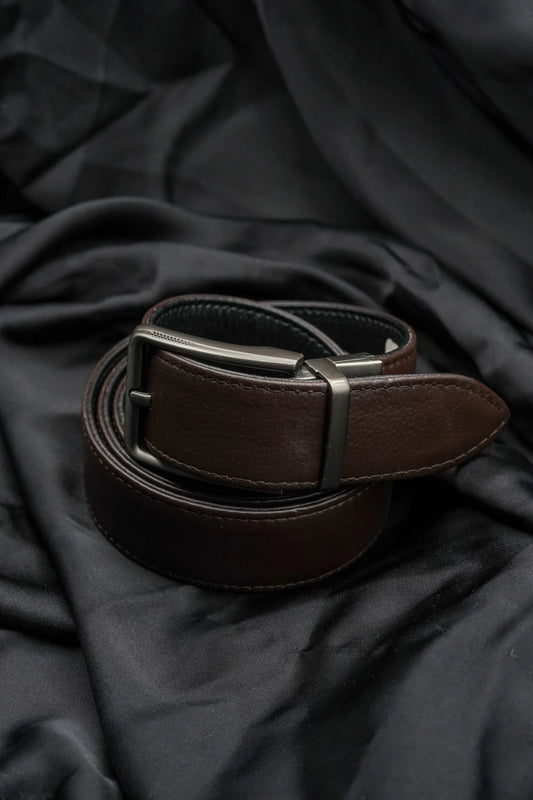 BV - Convertible Black Brown Belt - Bronco Vogue