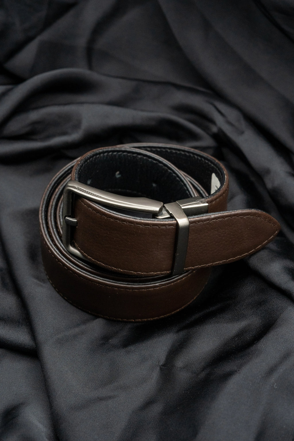 BV - Convertible Black Brown Belt - Bronco Vogue