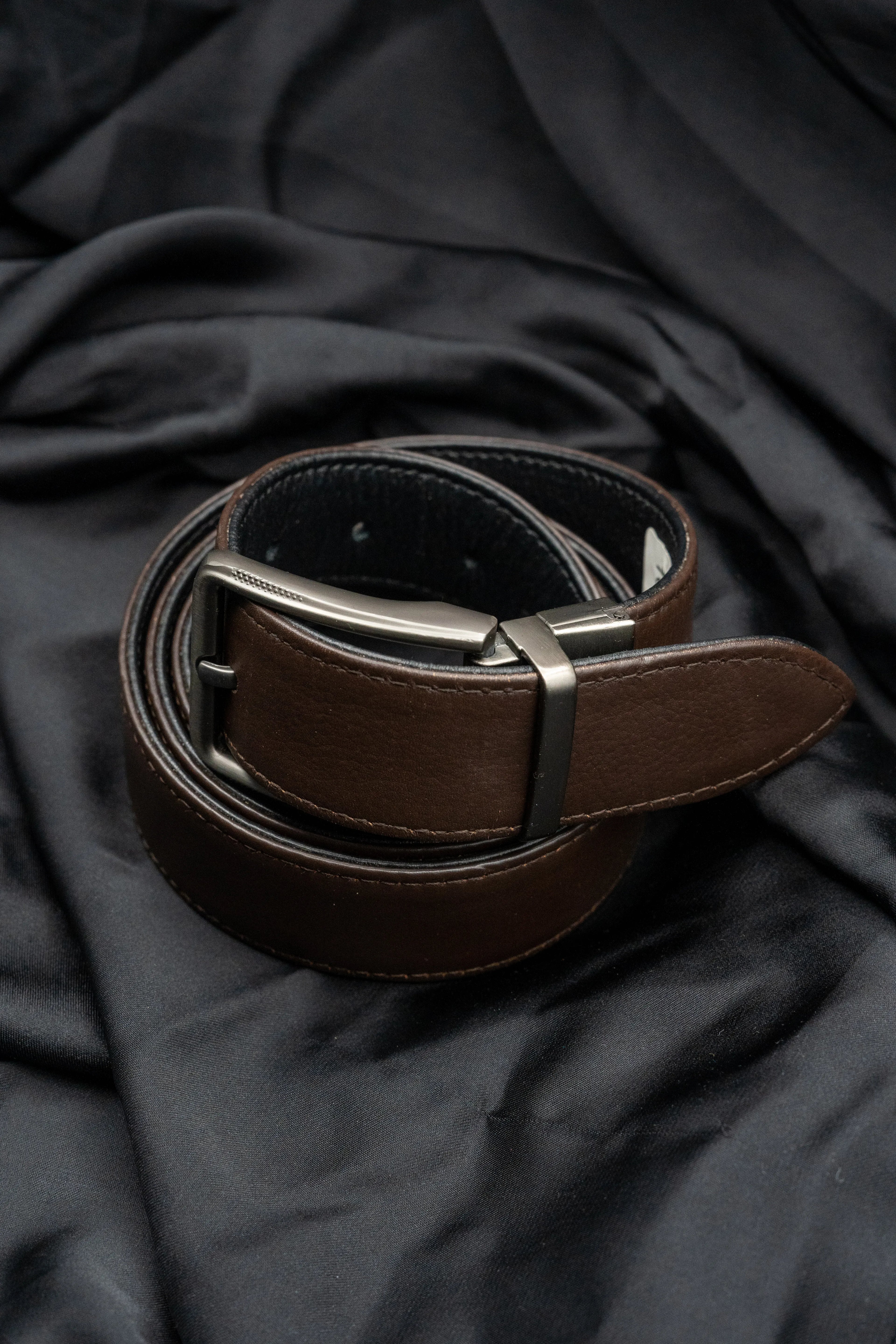 BV - Convertible Black Brown Belt - Bronco Vogue